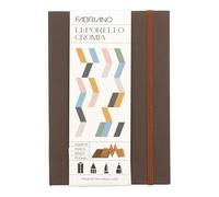 FABRIANO 19100721 - Carnet de croquis LEPORELLO CROMIA, bloc à dessin, Sketch Book, polyvalent pour pastel, peinture à sec & techniques d'aquarelle