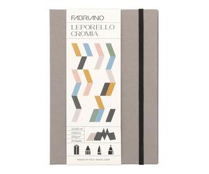FABRIANO 19100724 - Carnet de croquis LEPORELLO CROMIA, carnet de notes, Sketch Book, papier 220 g/m² qualité sans acide & résistant à la lumière