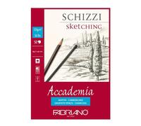 Fabriano Papier à dessin Accade Esqui BL1CO – A3 29,7 x 42 cm – 50 feuilles – blanc