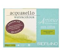 Fabriano Artistico White- Bloc18x26-300g- 20 Feuilles-Grain Torchon