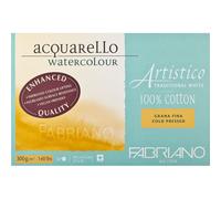 Fabriano Artistico White- Bloc31x41-300g- 20 Feuilles-Grain Fin