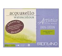 Fabriano Artistico X White- Bloc18x26-300g-20feuilles-Grain Torchon