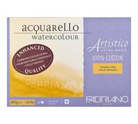 Fabriano Artistico X White- Bloc26x36-300g-20feuilles-Grain Fin