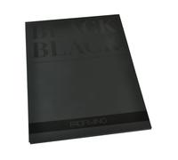Fabriano Bloc Black – Papier, 1 côté collé – 9,5 x 12,5''