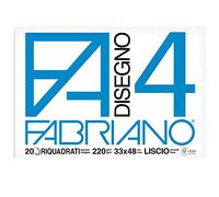 Fabriano Album à dessin Disegno 33 x 48 cm, 220 g/m², 20 feuilles lisses