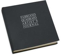FABRIANO - FABRIANO QUADRATO ARTIST'S JOURNAL - Carnet 23x23 cm - 90 gsm - Noir - 96 feuilles - 4 couleurs Ingres