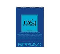 Fabriano Bloc papier Mix Media 1264 A4 300 g Spirale en tête 30 feuilles