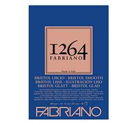 Fabriano Bloc Bristol Honsell 19100654 1264 A4 200 g/m² 50 feuilles blanches extra lisses sans acide