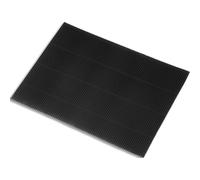 FABRIANO Lot de 5 feuilles de carton ondulé 328g, dimensions 50 x 70 cm, coloris noir