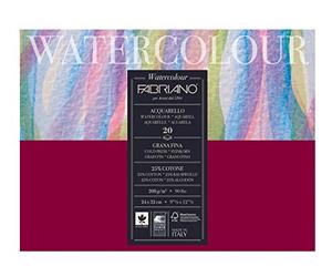 Fabriano Studio Papier aquarelle 200 g 24 X 32 cm Blanc