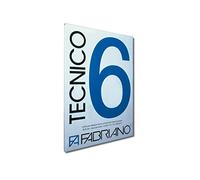 Fabriano Bloc Tecnico 6 – 35 x 50 cm – 240 g/m² – 20 feuilles – surface lisse