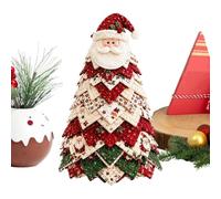 Fabric Art Kit, DIY Quilted Christmas Tree Sewing Craft Kit, Handmade 20cm