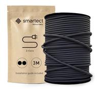 Fabric Cable 3 Metres,2 Conductors (2x0.75mm²) Fabric Cable Lamp for DIY Projects