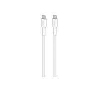 Puro Fabric - Câble Tressé Robuste Usb-C Vers Usb-C 1,2 M (Blanc)