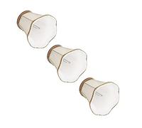 Fabric Clip Clip Lampe de Lampe pour L'ampoule E14 Bougies et Bougies, Accessoire D'éclairage Moderne Intérieur pour la Décoration Ménage, 3 Forfait