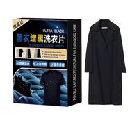 Fabric Darkening Sheets, Laundry Color Refresh, 5.9x4.72x0.78 Inch Garment Dye Booster Pads with Long Lasting, Safe Textile Sheets, Laundry Aid with Deep Black Finish, Clothing Care for Restoration