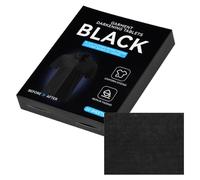 Fabric Dye - Black Natural Color Restore For Deep, Long-Lasting Wardrobe Refresh, Easy-To-Use With 10 Dark Color Tablets, Laundry And Craft Solution For Cotton Linen Silk Wool T-Shirts Jeans Shoes