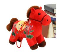 Fabric Horse Toys - Versatile Toy Horse ¦ Plush Toy For Festival Decor, Cute Toys With Hanging Pendant, Soft Plush, Stuffed Figure For Living Room Setup, Tabletop Arrangement, Office And Lounge
