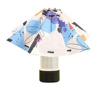 Fabric Lampshade - 17cm Camping Lamp Umbrella | Foldable Paper Light Cover - Portable Decorative Tent Spotlight Shade | Outdoor Hiking Garden Patio Night Market Decor