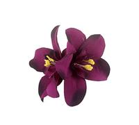 Fabric Orchid Flower Hair Clip For Wedding Elegant Barrettes Ins-Style Clips For Thin Bridal Decors Hawaii Orchid Hair Clip Beach-wedding Women Holiday Hairpin