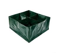 Fabric Raised Garden Bed With Grids Breathable | Breathable Polyethylene Fabric, 4/6 Grid Sections, Enhanced Drainage, Prevents Overwatering, pour ideal For Veggies & Flowers