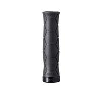 Fabric Semi Ergo Poignées de Guidon de vélo ergonomiques avec Texture hexagonale 100% Silicone 135 x 32 mm Noir