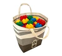 Fabric Storage Basket, Foldable Organizer Bag, Portable Clothes Holder, Home Accessory, Reliable Closet Fixture, Easy Carry Supply, Lightweight Bedroom Gear, for Kitchen Living Room 40*30*60cm