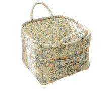 Fabric Storage Basket - Large Capacity Boho Clothes Basket | Portable Folding Laundry Hamper | Space-Saving Organizer For Toys Nursery Bathroom Bedroom Dorm
