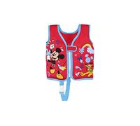Bestway Gilet de natation Disney Mickey Mouse 09101 – UPF50 – en tissu – Rouge S/M