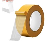 Fabric Tape - Double Sided Clear Adhesive With Strong Removable Hold, Resid
