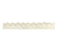 Fabric Tape Ruban Dentelle Adhésif Beige 1,5 Cm X 1 M