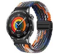 Fabric Watch Strap Compatible with Huawei GT6/GT5/GT4/GT3/GT2 46mm, Adjustable Magnetic Sport Straps Compatible with Gar mins Vivoactive 4/Amazfits GTR 5/4/3 47mm, Nylon Watch Band 22mm Camoflag