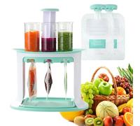 Fabricant d'aliments pour bébés | Machine à purée de bébé rechargeable avec sac - Capteur d'aliments résistant aux éclaboussures pour la vie quotidienne fruits vert de voyage - Repas quotidiens pour