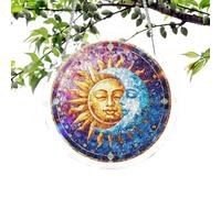 Fabricant d'arc-en-pour Fenêtre | Ornement Décoratif Coloré en Acrylique | Pendentif Puzzle Décoration de Jardin,pour Maison Intérieur Extérieur Salon Chambre Mur Porte Jardin Cour Patio Terrasse