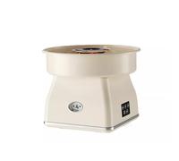 Fabricant de barbe à papa Machine à barbe papa faite la main, petite commerciale entièrement automatisée for maison(Beige)