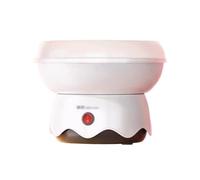 Fabricant de barbe à papa Machine à barbe papa, petite Mini entièrement automatique, faite maison, fleur de coton, sucre coloré, jouet(Blanc)
