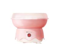Fabricant de barbe à papa Machine à barbe papa, petite Mini entièrement automatique, faite maison, fleur de coton, sucre coloré, jouet(Pink)