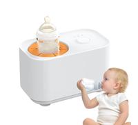 Fabricant de biberons instantanés : agitateur de biberon 2 en 1 agitateur à lait, chauffe-lait électrique | Mélangeur de lait silencieux avec charge USB, fabricant de lait pour bébé automatique