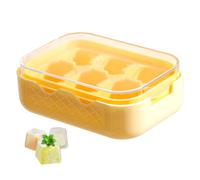 Fabricant de boule de glace, bacs à glace pour congélateur | Plateaux à glace fabricant de cube avec couvercle et 6 grilles | Congélateur pour support de libération facile pour boissons