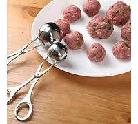 Fabricant de boulettes viande en acier inoxydable pince à avec poignée ergonomique et œillet suspension lavable au lave-vaisselle facile nettoyer pour réaliser facilement des parfaites