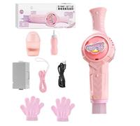 Fabricant de bulles portable en plein air | Jeux rechargeables de jardin arrière, jouets extérieurs pour petites filles filles, faveurs de fête de Noël d'anniversaire | Souffleur
