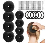 Fabricant de cheveux, ensemble de beignet pour cheveux | Outils pour façonner le sandwich pour le style de beignet | pour les cheveux, outil pour créer un il