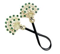 Fabricant de chignons de paon, fabricant de chignons - Fabricant de chignons torsadés en strass de style chinois,Accessoires pour cheveux, en rouleau à la mode pour les anniversaires, la saint