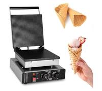 Fabricant de cône de crème glacée Commercial fabricant de cône de gaufres électrique Machine à cône de gaufres en acier inoxydable moule antiadhésif pour maison Commercial fait maison bricolage cuisso