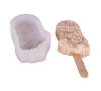 Fabricant de crème glacée de moules de sucettes glacées de, B | Machine à sucettes glacées à Texture en Silicone, pour crème glacée et gâteau, fabrication de crème glacée, moules