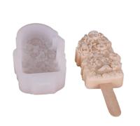 Fabricant de crème glacée de moules de sucettes glacées de, C | Machine à sucettes glacées à Texture en Silicone, pour crème glacée et gâteau, fabrication de crème glacée, moules