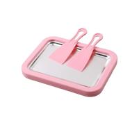 Fabricant de crème glacée instantanée - En acier inoxydable - Portable - Avec 2 grattoirs - Pour cuisine, fête, réunion, sorbet, famille, adultes, pique-nique, camping