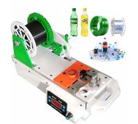 Fabricant de Filament 3D, Riciclateur de Bouteilles en Plastique, 10m de Filament par Bouteille, 300°C Réglable, Affichage Numérique, 1.75mm ±0.05mm pour DIYeurs/Petits Studios(Green-Orange)