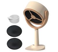 Fabricant de fumée à peau bouffée, ventilateur de fumée peau bouffante portable rechargeable avec éponges filtrantes, ange réglable et vitesse du flux d'air, pour la maison et le bureau