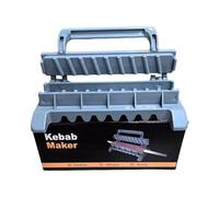 Fabricant de Kebab en plastique, moule manuel de fabrication de Kebab, outil de fabrication de brochettes de Barbecue pliable et Portable, accessoires de cuisine à usage domestique